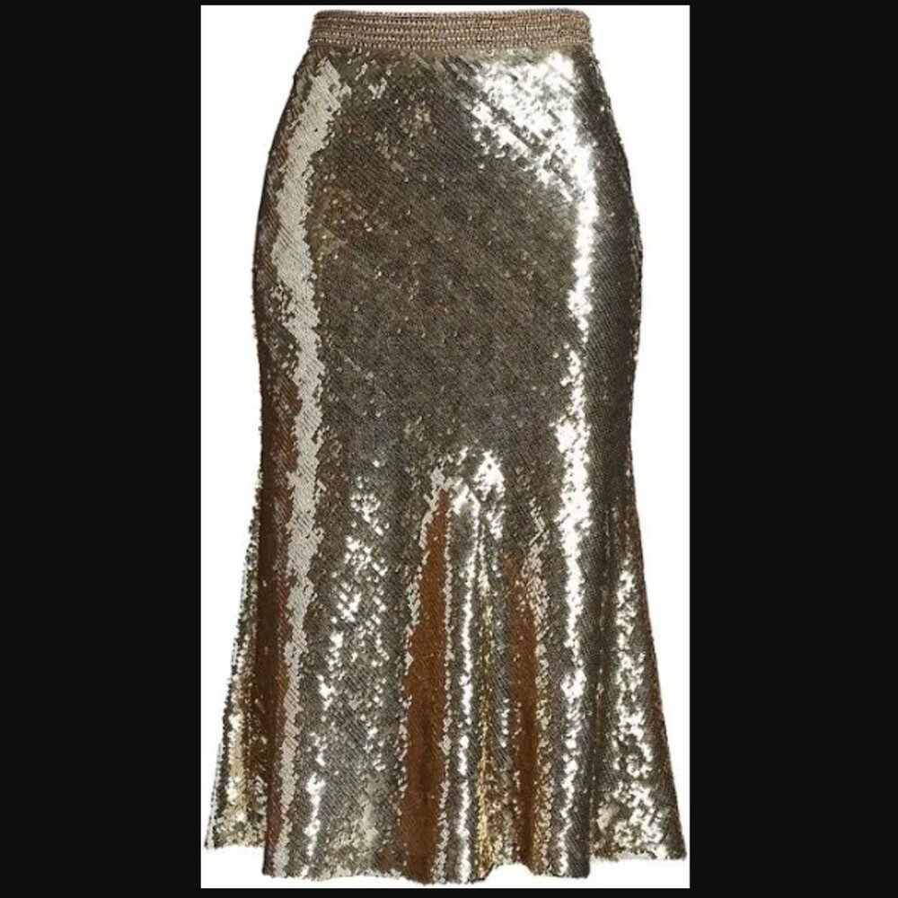 Veronica Beard Lavie sequin skirt